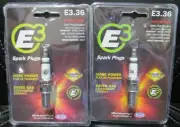 Pair of E3 SPARK PLUGS E3.36 2 Plugs DIAMOND FIRE TECH HD# 6R12 CHAMPION NGK
