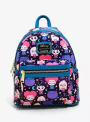 Loungefly Disney Hocus Pocus Sanderson Sisters Cauldron Mini Backpack and Wallet