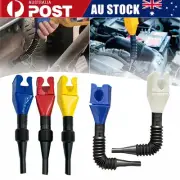 1/2x Flexible Draining Tool Snap Funnel, Multi-Purpose Flexible Fold Oil Funnel