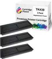 3-Pack Non-Genuine Toner Cartridge for Kyocera TK-439 (15,000 Pages) for Kyocera TASKalfa 180 TASKalfa 181 TASKalfa 221