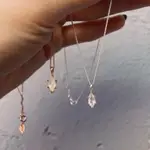 韓🇰🇷925 RAINBOW MOONSTONE NECKLACE億萬切工彩虹月光石｜S925純銀項鍊