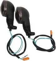 Indicators Flowing Turn Signal 1 Pair 12V DC Left Right Motorcycle Turn Signal Light - Indicator Blinker Lamp Replacement for Kawasaki Ninja 250R KLX 250SF Turn Signal Indicator