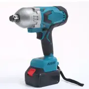 Electric Impact Wrench Drill Cordless 1300N Gun Ratchet Driver W/Battery Charger