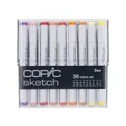 Copic Sketch, Alcohol-Based Markers, 36pc Set, Basic (New ver.) 36-markers