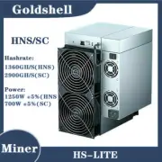 Goldshell HS-Lite Miner HNS/SC ASIC Crypto 2900Gh/S 700W 0.24W/G Built-in PSU