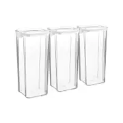 Argon Food Containers - 1.8 Litre - White - Pack Of 3