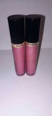 2 Revlon Super Lustrous Lip Gloss, Pinkissima 210, 0.13 fl oz SEALED Lot
