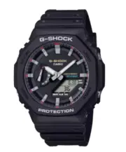 Casio G-Shock 2100 Series Analog-Digital Octagonal Black Watch GA2100RL-1A