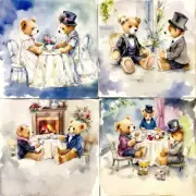 Teddy Bear Decoupage Rice Paper For Ornament-Wood Art A4 1 Sheet