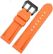 [MZBZUTEDEE] 22mm 24mm Gray Green Red Blue Camo Silicone Rubber Watchband Fit For Panerai Strap For PAM111/441 Watch Band