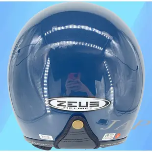 瑞獅 ZEUS ZS-388A 388A 素色 珍珠深藍灰 復古帽 半罩 安全帽 超輕量化 內襯全可拆 內鏡片