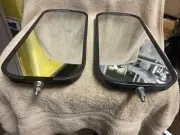 NOS K-D LAMP 91-2308 7 x16" 5/16" STUD BLACK SIDE MIRRORS LARGE HEAVY DUTY TRUCK