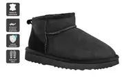 UGG Outback Premium Sheepskin Ultra Mini Boot - Black