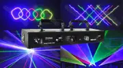 920mW RGBPY stage laser Light DJ Disco beam Lights 5 Head Dj bar KTV beam laser