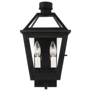 CO1392TXB Chapman & Myers Hyannis 2 Light 16.25 inch Textured Black Outdoor Wall