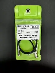 Comet HB-05 Adapter Cable: BNC Female to SMA Male 18"