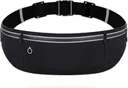 Slim Running Belt Fanny Pack for Women Men, Phone Holder Runners Pouch Waist Pack for Sports & Fitness, Adjustable, Reflective, Waterproof, Waist Pack, Sports Belt for Phone,Card, Key Storage