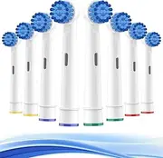 THISONG Sensitive Replacement Brush Heads for Braun Electric Toothbrush, Soft Bristles Provide A Comfortable and Gentle Brushing Experience for Sensitive Gums, Pack of 8