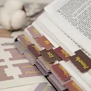 V2croft Bible Tabs for Women and Men Study, Laminated Old and New Testament Index, 66 Book Tabs With 14 Blank - Bible Study Supplies