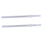 2x 2-Stage Telescopic Pole for Swimming Pool Spa Net Leaf Rakes Brush Vacuum