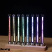 Music Spectrum Display Rhythm Light Cyberpunk Pseudo Glow Tube LED Music Level#S