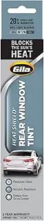 Gila® Heat Shield 20% VLT Automotive Window Tint DIY Heat Control Glare Control Privacy (6in x 26in Strips)