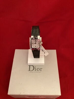 Christian Dior Brand RIVA , Authentic, New watch with 43 diamonds CD073111A008