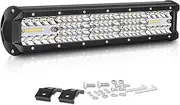 15 Inch Led Light Bar, Auto Power Plus 320W Quad Row Off Road Driving Lights CREE LED Work Light Bar Flood Spot Combo Led Lights Triple Row Fog Lights for Trucks Jeep ATV UTV Boat, 2 Years Warranty