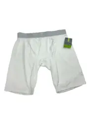 DSG Compression Base Layer Shorts 10” Mens XL White Breathable Bottoms NWT