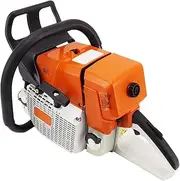 71cc G444 Gasoline Chain Saw Power Head, Smooth Startup, Ergonomic Handle, Safe and Effective, Reliable Performance for House Sawing, Forest Logging, All Parts Compatible with Ms66