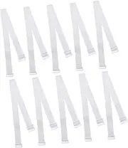 [OATIPHO] Invisible Straps Set Pcs Elastic Extensions for Women Fit Tpu Material