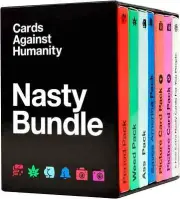 Cards against Humanity Nasty Bundle 6 Themed Packs 10 New Cards