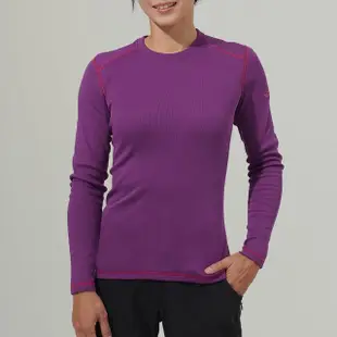 【TAKODA】Maka 圓領刷毛保暖衣 女款 紫色(高效蓄熱/吸濕排汗/抗菌抑臭)