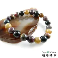 在飛比找環球Online優惠-【GemMaker頑石睛萃】七彩糖果碧璽手珠8mm