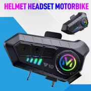 HiFi Bluetooth 5.3 Motorcycle Helmet Headset Motorcycle Wireless Talking Headset