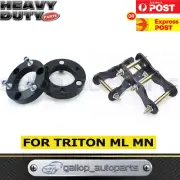 25MM Shock Spacer + Extended Shackle Lift Kit For Mitsubishi Triton ML MN 06-15