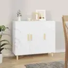 vidaXL Sideboard White 90x34x80 cm Engineered Wood BBT