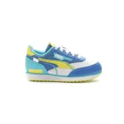 Puma Future Rider Twofold Brain Freeze Slip On Toddler Boys Blue, Yellow Sneake