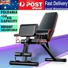 Adjustable Weight Abdominal Bench Sit Up Back Support Fitness Flat Gym Exercise