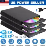 USB 3.0/USB 2.0 DVD/CD±RW External Writer Drive Burner Reader Player For Laptop