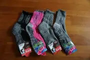 5 Pairs Slazenger Womens Long Socks for Climbing/Hiking/Outdoor/Tracking Sport