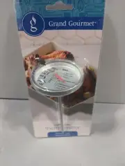 GRAND GOURMET LARGE DIAL THERMOMETER stainless steel indicator arrow