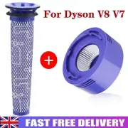 1/2PC For Dyson V8 V7 Animal Absolute Cordless Vacuum Pre & Post HEPA Filter Kit