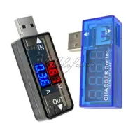 Dual LED Digital USB Current Voltage Meter 5V Voltmeter Power Detector Ammeter