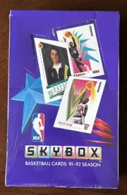 SKYBOX Basketball Cards 1991-92 Box Factory Sealed