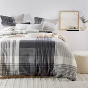 Carter Check Quilt Cover Set [HABBCARTQC24]