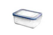 Tempered Glass Rectangular Food Container - 1090mL