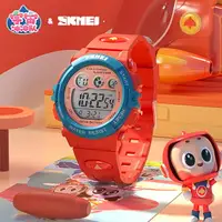 在飛比找樂天市場購物網優惠-Skmei時刻美兒童電子錶 透明多彩LED夜光潮流防水手錶 