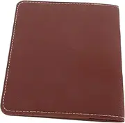 [FRCOLOR] Leather Passport Holder Wallet Card Case for Travel Compact Men's Women's