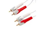 Westinghouse 1.5m Stereo Audio RCA Plug Male to Male Audio Cable Lead Gold Plate
